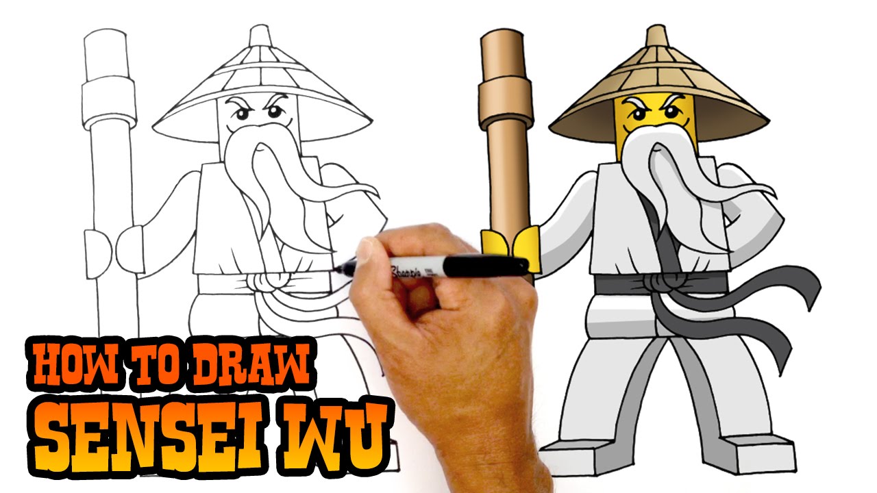 1280x720 How To Draw Ninjago Sensei Wu