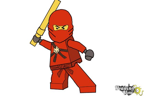 600x400 How To Draw Kai From Lego Ninjago