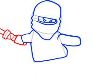 302x259 How To Draw Ninjago, Ninjago, Step