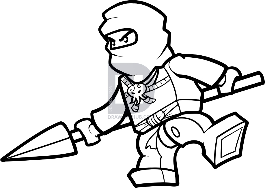 918x652 How To Draw Jay, Ninjago, Step