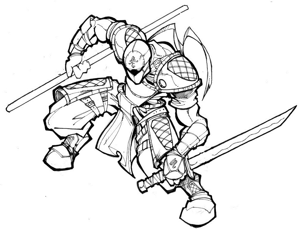 1024x768 Projects Inspiration Coloring Pages Ninja With Wallpaper Free
