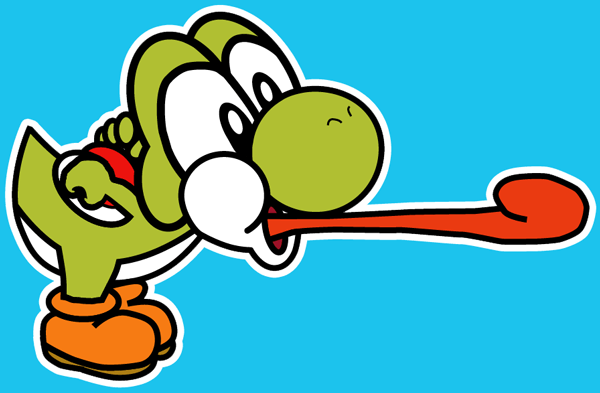 600x393 How To Draw Nintendo's Baby Yoshi With Easy Step