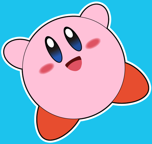 500x474 How To Draw Nintendo's Kirby With Easy Step