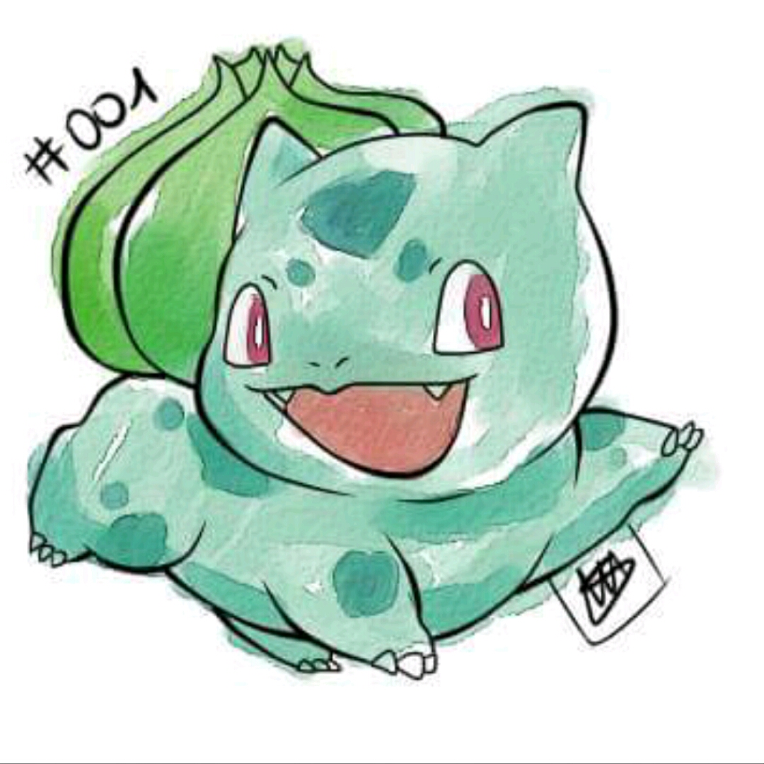 1080x1080 Bulbasaur
