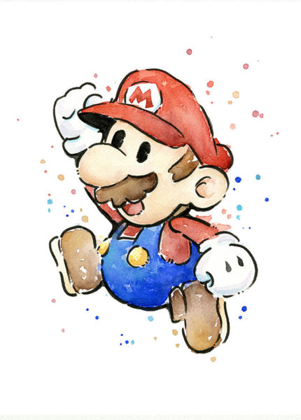 430x600 Nintendo Paintings Fine Art America