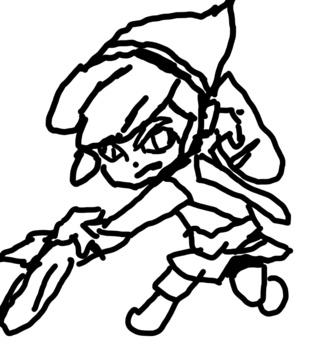 320x345 Toonlink Drawings On Paigeeworld Pictures Of Toonlink