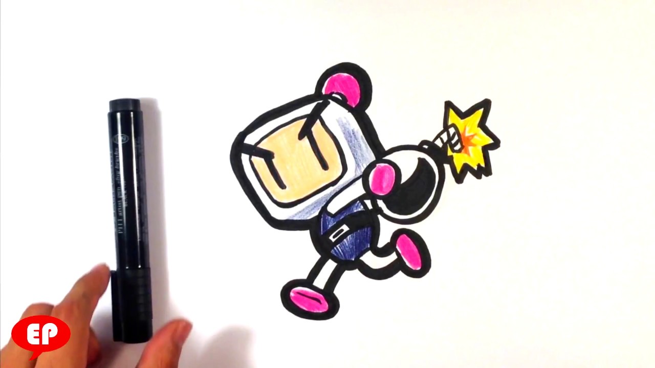 1280x720 How To Draw Bomberman