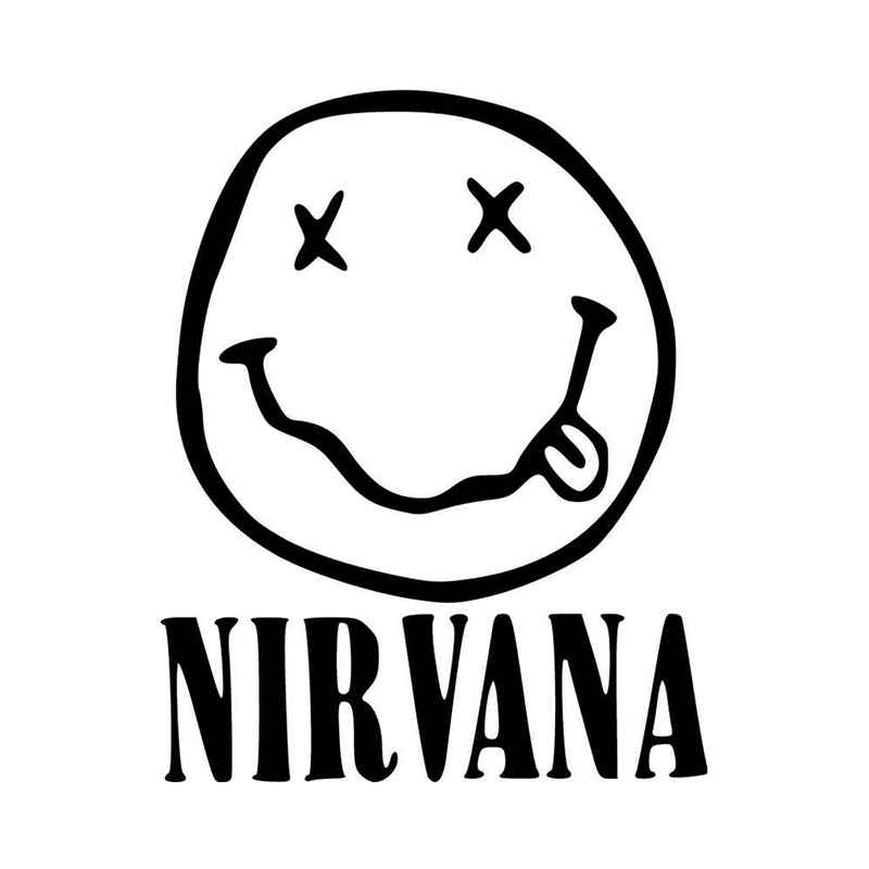 800x800 nirvana face vinyl decal sticker