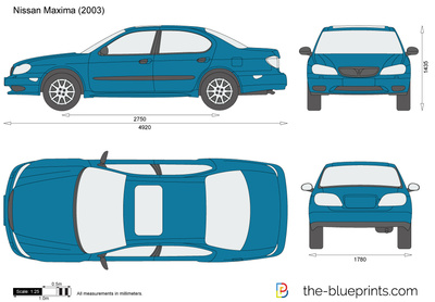 400x278 Nissan Maxima Vector Drawing
