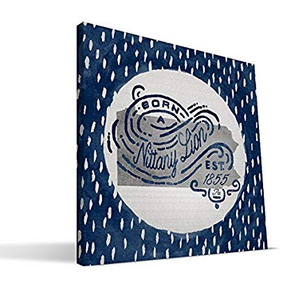 425x425 penn state born a nittany lion canvas print