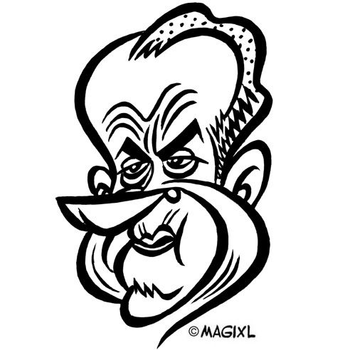 492x492 richard nixon richard nixon caricature caricature, tribal