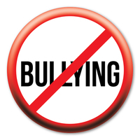 200x200 No Bullying Oval Magnet Magnet America