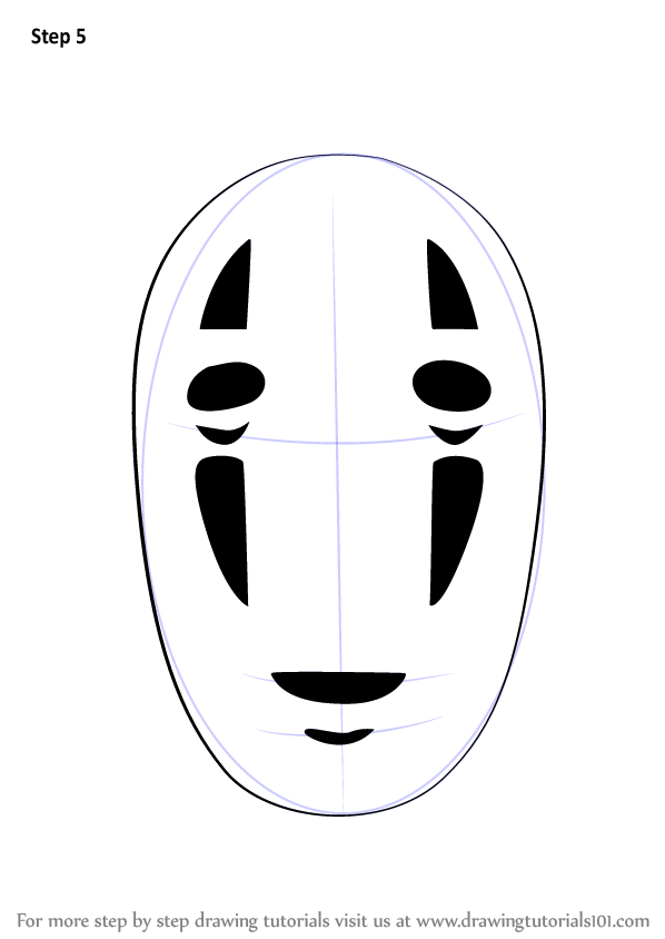 598x844 Learn How To Draw No Face From Spirited Away