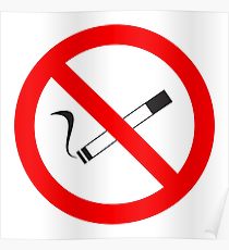 210x230 No Smoking Drawing Posters Redbubble
