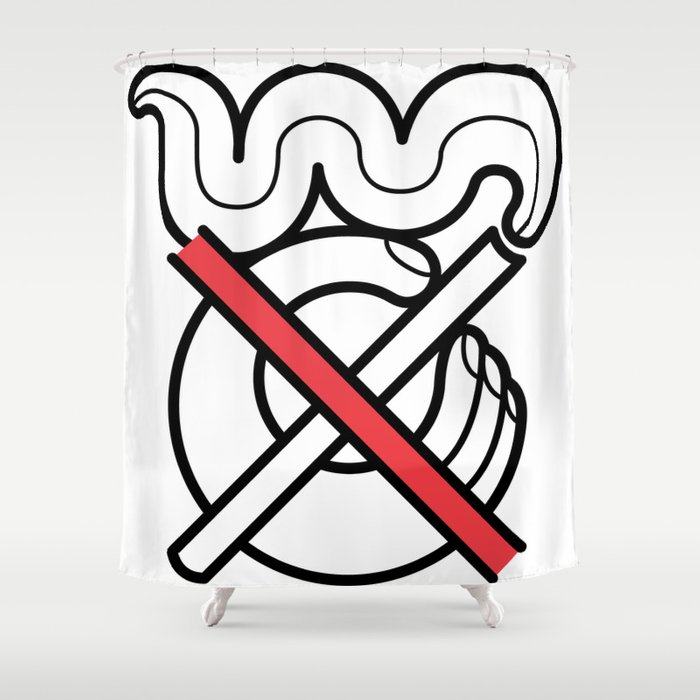 700x700 No Fumarno Smoking Shower Curtain