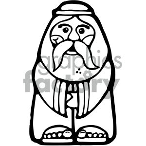 300x300 Noah Black White Clipart Royalty Free Clipart