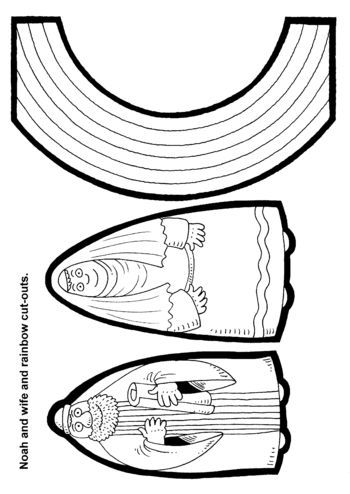 350x494 Cut And Paste Noah's Ark Craft Kids