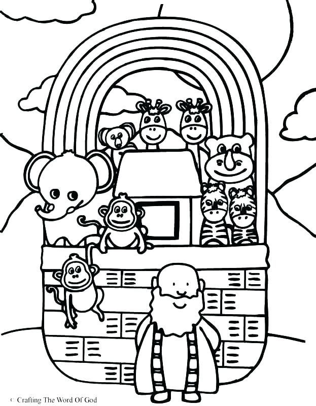 623x800 Noah And The Ark Coloring