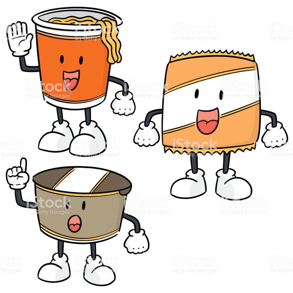 1024x1024 Vector Set Of Noodle In Cartoon Cartoon