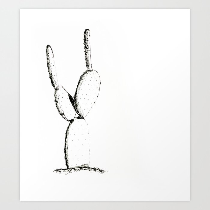 700x700 Kaktus Art Print