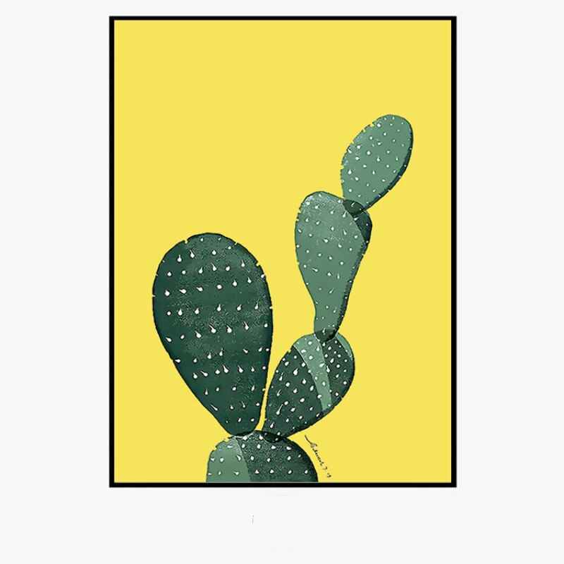 800x800 Beunik New Modern Small Fresh Oil Cactus Style Simple