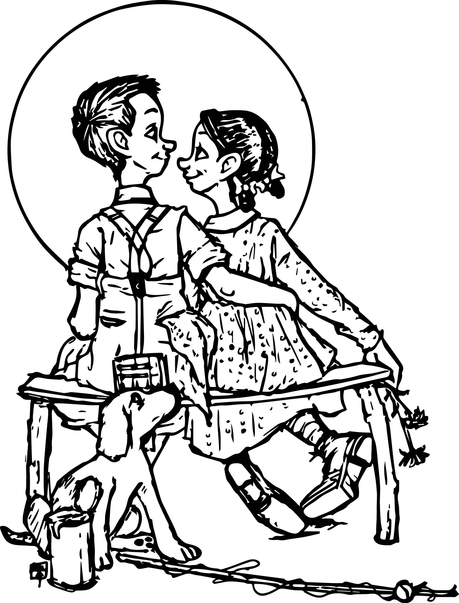 1524x2003 Norman Rockwell Coloring Pages