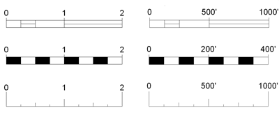 400x168 North Arrows, Scale Bars, And Other Map Elements Autocad Map