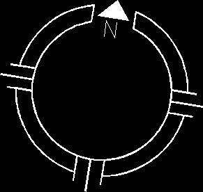 291x276 North Arrow Symbols In Autocad Download Cad Free