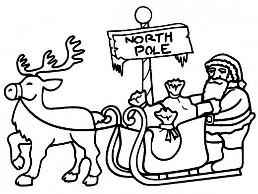 520x390 North Pole Printables, Coloring Pages Christmas Craft Tutorials