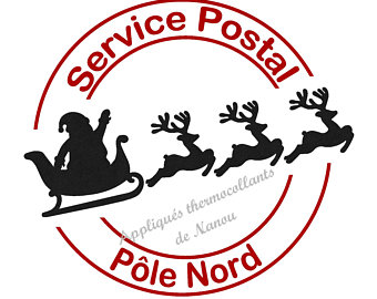 340x270 North Pole Stamp Etsy