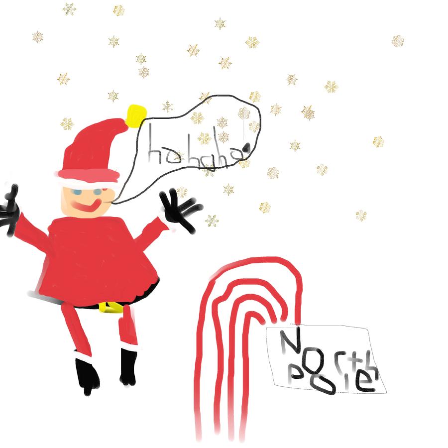 900x900 blizzard in the north pole painting