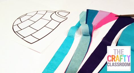 472x257 Northern Lights Igloo Art Project Segundo Grado Northern