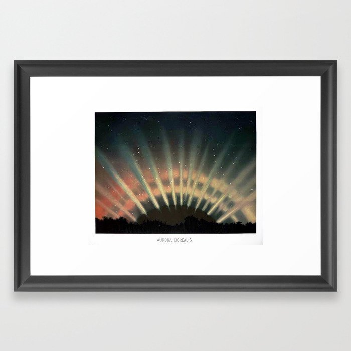 700x700 Vintage Aurora Borealis Northern Lights Galaxy Stars Nebula