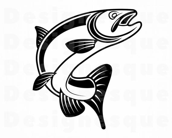 570x456 Fishing Fishing Fish Fishing Clipart Etsy