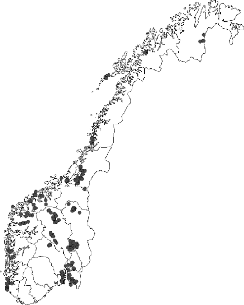 494x616 map of norway indicating the geographic location of selected
