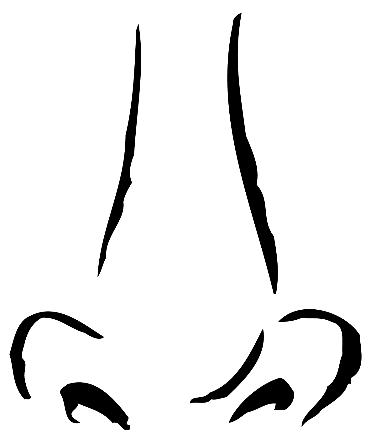 1200x1429 Front Nose Drawing Transparent Png