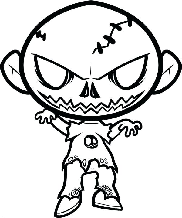 600x718 Halloween Drawings For Kids