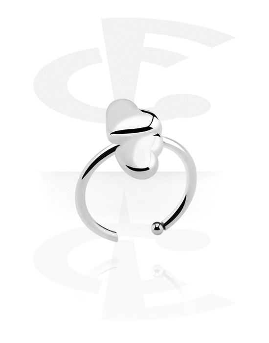 550x700 Nose Ring With Heart Design