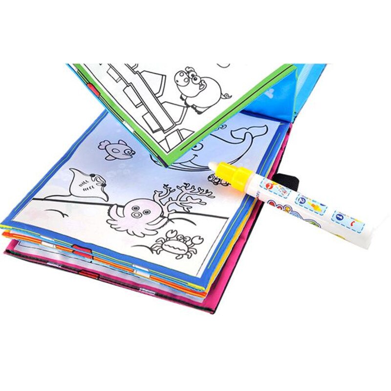 800x800 Yiqu Magic Water Drawing Book Coloring Book Coloring Notebook
