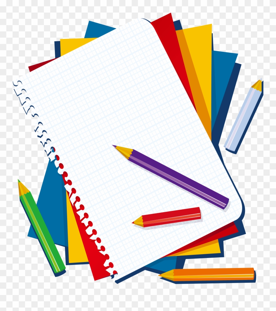 880x991 Colored Pencil Book Clip Art