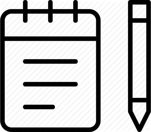 512x449 Draw, Memo, Notebook, Notepad, Paper, Pencil Icon