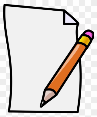 320x385 Paper And Pencil Pencil Clipart