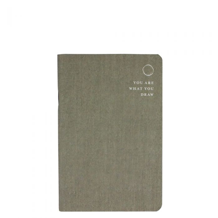 700x700 You Are What You Draw' Plain Notebook