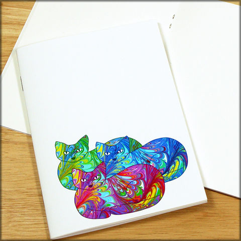 480x480 Marbled Mandala Notebook No