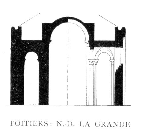464x440 Medieval Poitiers Notre Dame De La Grande Plans Drawings