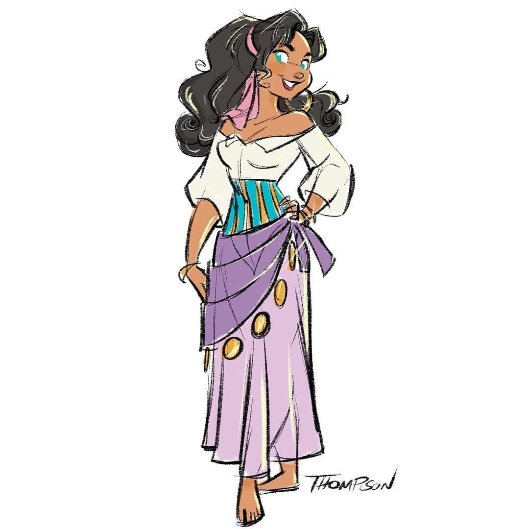 1080x1080 Favorite Fanconcept Art Disney, Esmeralda Disney