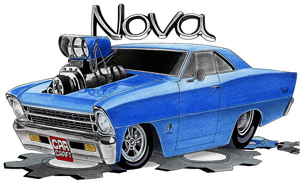600x371 chevy nova drawings fine art america