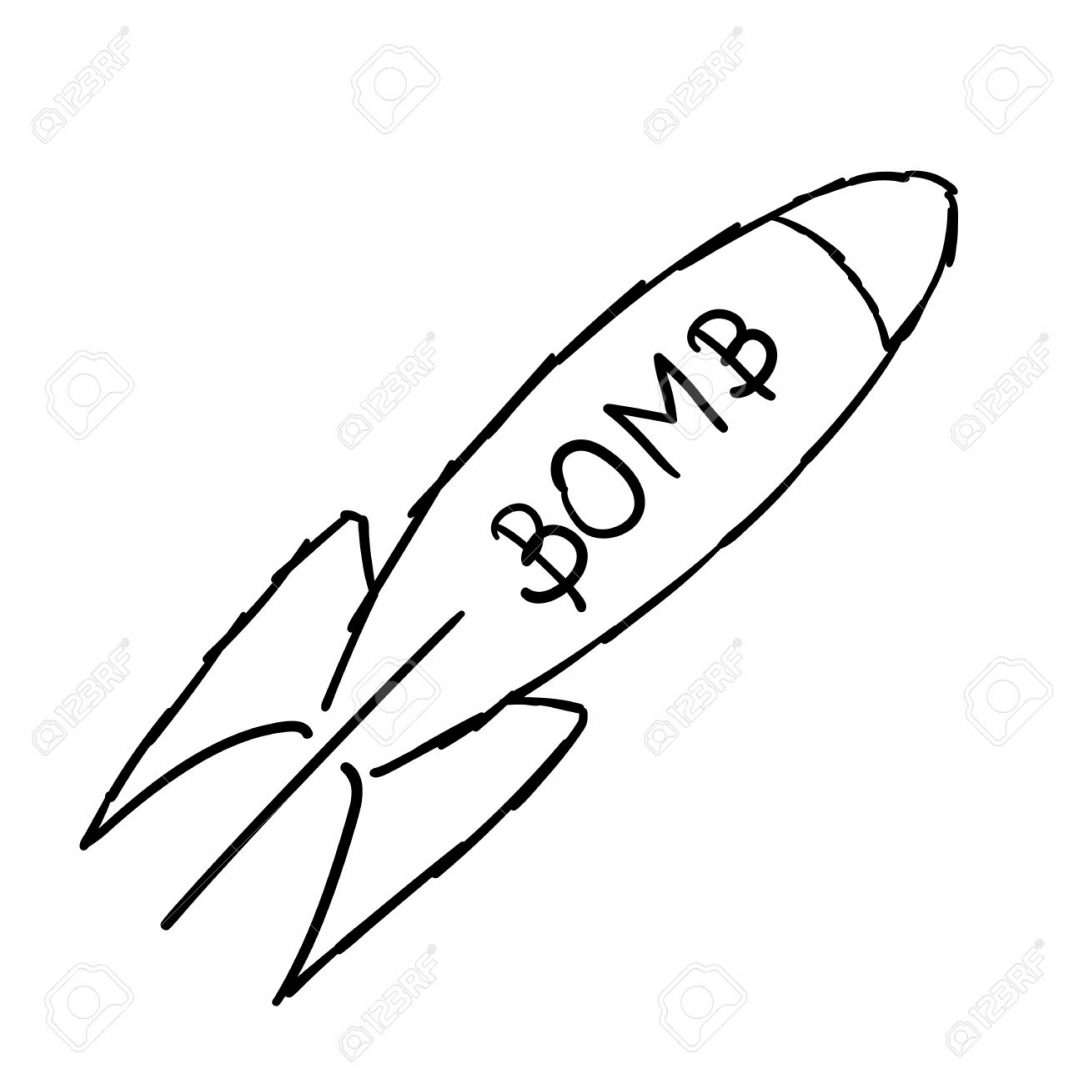 1084x1084 Black Bomb Drawing Cherry Atomic Cartoon Nuclear Clipart Art