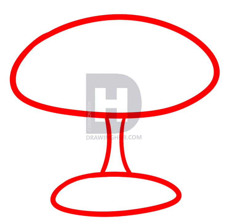 750x720 How To Draw A Nuke, Nuclear Blast, Step