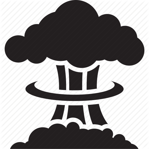 512x512 Nuclear Drawing Silhouette, Picture